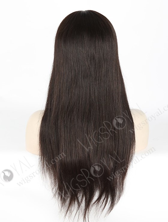 In Stock Malaysian Virgin Hair 18" Straight Natural Color Silk Top Glueless Wig GL-03027-1462