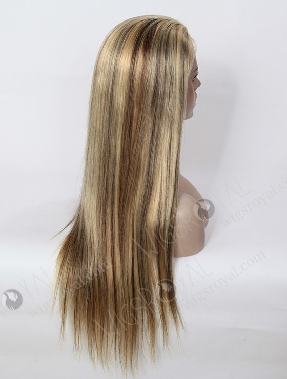 Blonde Hair with Brown Highlight Human Hair Wigs WR-LW-035-1563