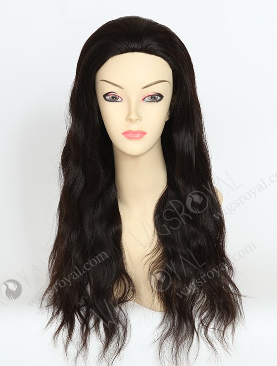 In Stock Brazilian Virgin Hair 20" Natural Straight Natural Color Silk Top Glueless Wig GL-04033-1951