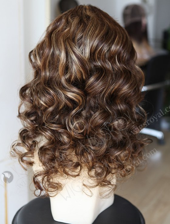 4/27# Highlights Color Curly Wig WR-LW-065-2046