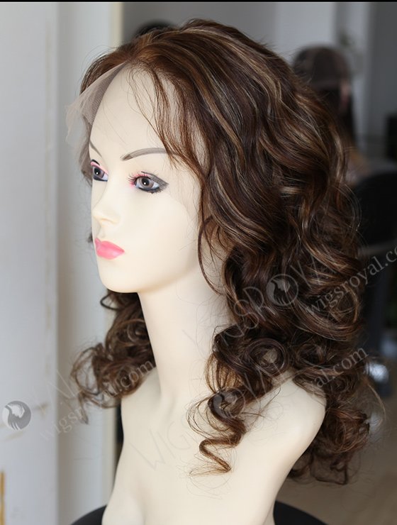 4/27# Highlights Color Curly Wig WR-LW-065-2048