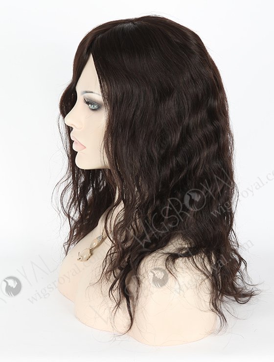 In Stock Brazilian Virgin Hair 14" Natural Wave Natural Color Silk Top Glueless Wig GL-04058-1693