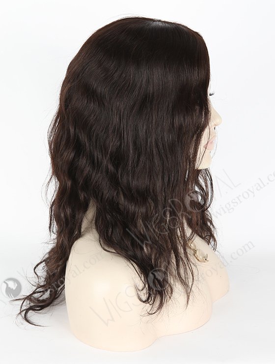 In Stock Brazilian Virgin Hair 14" Natural Wave Natural Color Silk Top Glueless Wig GL-04058-1694