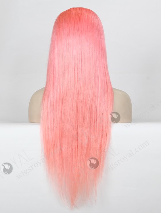 New Arrival Pink Color Silky Straight 22'' Peruvian Virgin Hair Wigs WR-LW-044-1648