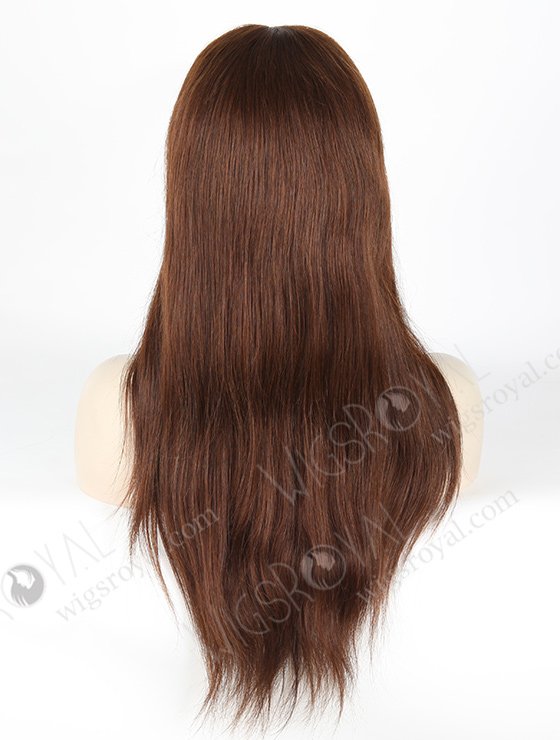 In Stock Brazilian Virgin Hair 18" Straight 3# Color Silk Top Glueless Wig GL-04017-1877