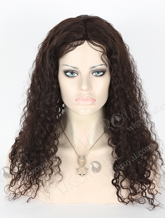 In Stock Brazilian Virgin Hair 20" Molado Curly Natural Color Full Lace Glueless Wig GL-04028