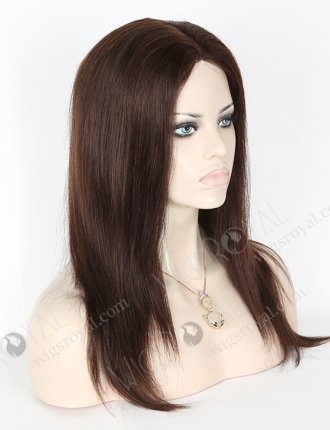 In Stock European Virgin Hair 14" Straight 2a# Color Silk Top Glueless Wig GL-08042