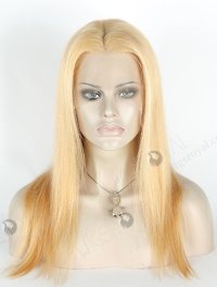 In Stock Brazilian Virgin Hair 16" Straight 27a# Color Lace Front Wig MLF-04010