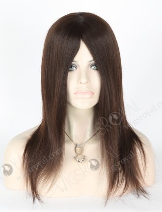 In Stock European Virgin Hair 14" Straight Natural Color Silk Top Glueless Wig GL-08027