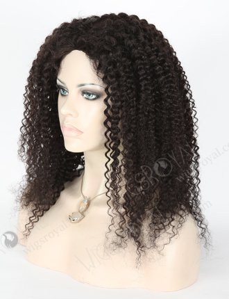In Stock Brazilian Virgin Hair 20" Tight Curl 8mm 1b# Color Full Lace Glueless Wig GL-04061