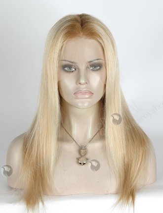 In Stock Brazilian Virgin Hair 16" Straight T8/60/25/8# highlights Lace Front Wig MLF-04022