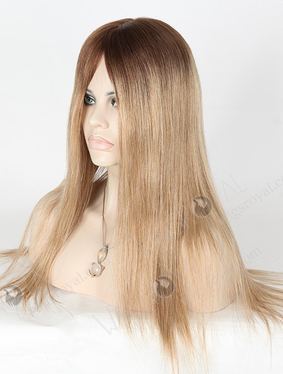 In Stock European Virgin Hair 18" Straight B116 Color Silk Top Glueless Wig GL-08061-2801