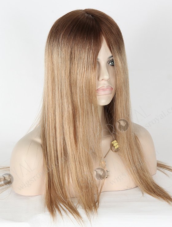In Stock European Virgin Hair 18" Straight B116 Color Silk Top Glueless Wig GL-08061-2805