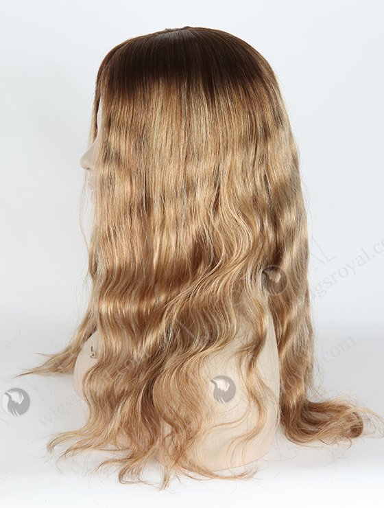 In Stock European Virgin Hair 18" Body Wave Color B116# Silk Top GluelessWig GL-08072-2731