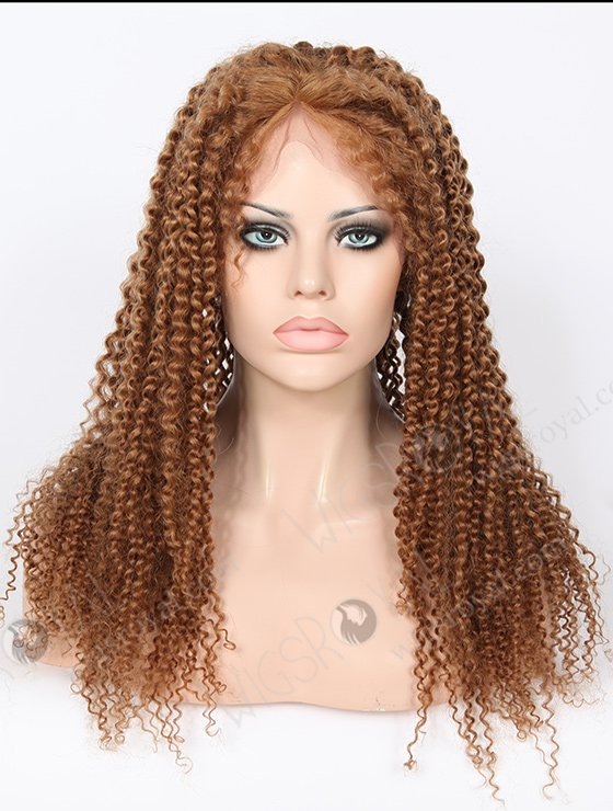 Medium Brown Tightest Curl 8mm Indian Hair Wig WR-LW-067-2921