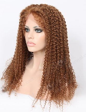 Medium Brown Tightest Curl 8mm Indian Hair Wig WR-LW-067
