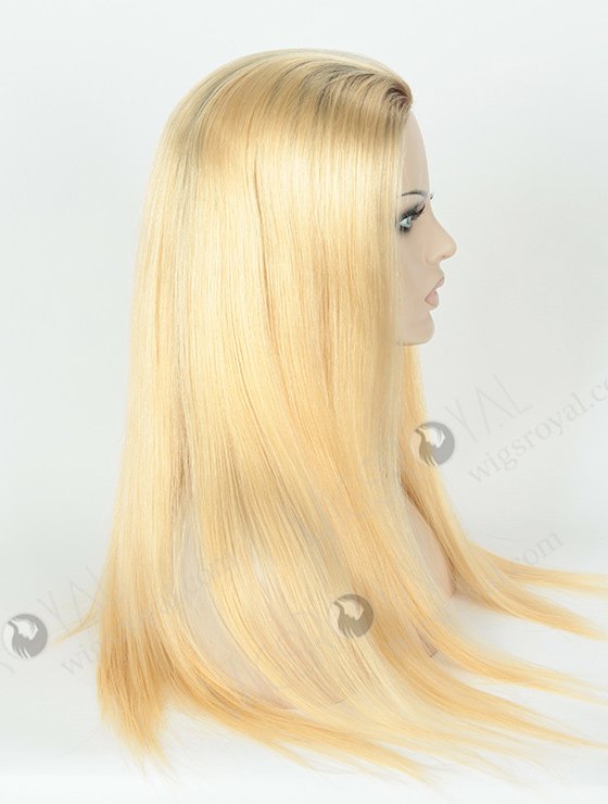In Stock European Virgin Hair 20" Straight T9/613# Color Silk Top Glueless Wig GL-08041-2874