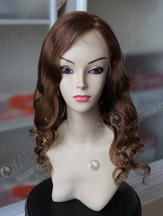 Left Parting Brown Color Wig WR-LW-070-2943