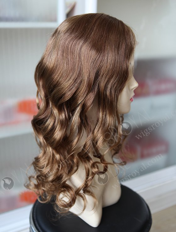 Left Parting Brown Color Wig WR-LW-070-2945