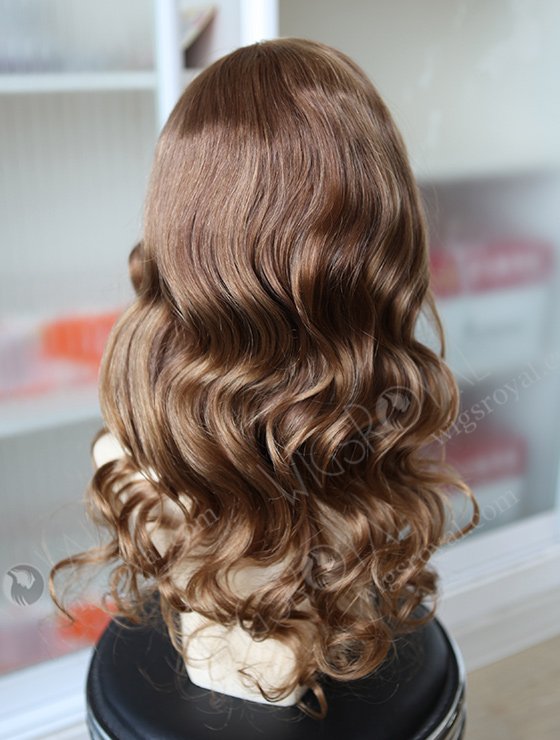Left Parting Brown Color Wig WR-LW-070-2944