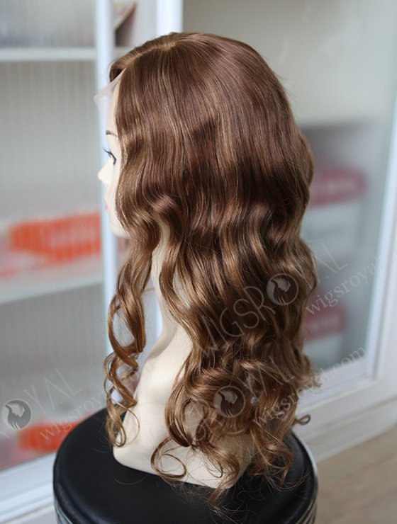 Left Parting Brown Color Wig WR-LW-070-2946