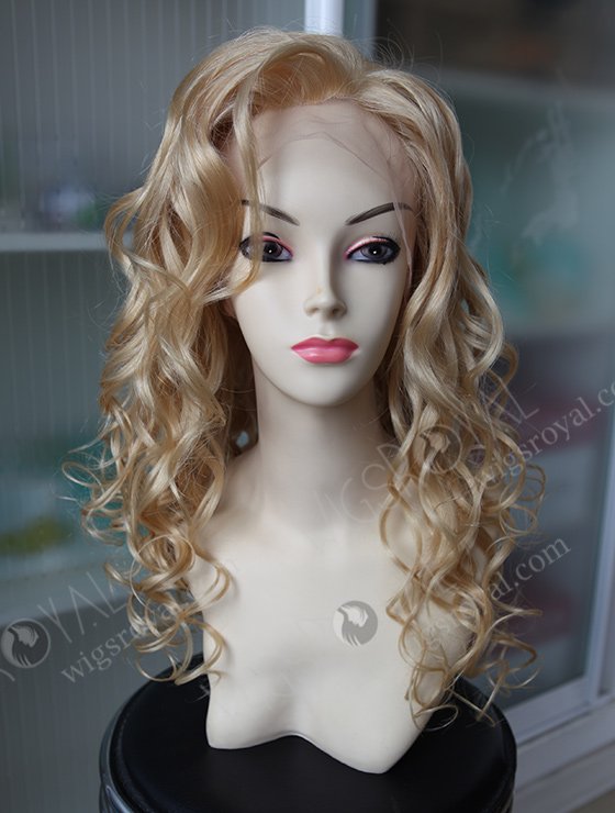 22 Inches European Hair Blonde Curly Wig WR-LW-069-2934