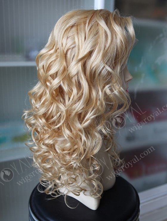 22 Inches European Hair Blonde Curly Wig WR-LW-069-2936