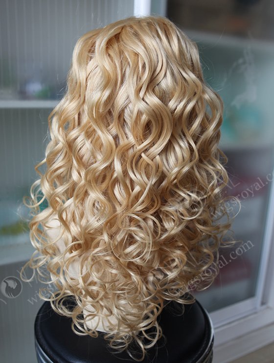 22 Inches European Hair Blonde Curly Wig WR-LW-069-2938