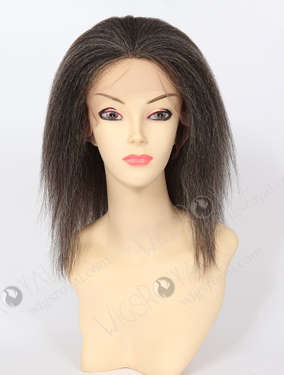 1B#/Gray Hair Kinky Straight Wig WR-LW-073-2964
