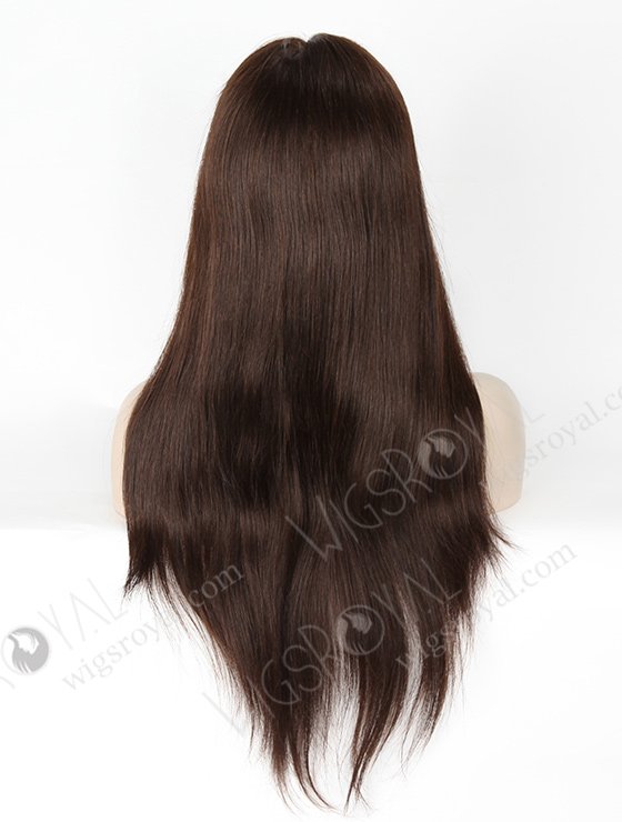 In Stock European Virgin Hair 20" Straight 2/3# Evenly Blended Silk Top Glueless Wig GL-08040-2881