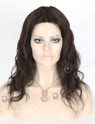 In Stock Chinese Virgin Hair 14" Natural Wave Natural Color Full Lace Glueless Wig GL-07011