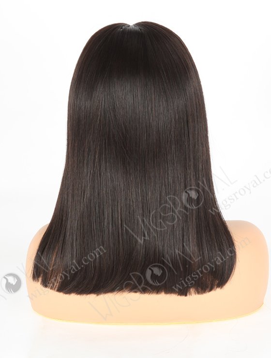 In Stock Indian Remy Hair 14" Bob Straight Natural Color 5"×5" HD Lace Closure Wig CW-01008-3224