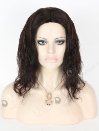 In Stock Indian Remy Hair 12" Natural Wave 1b# Color Full Lace Glueless Wig GL-01029