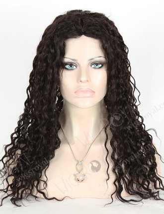 In Stock Indian Remy Hair 20" Spanish Wave 1B# Color Full Lace Glueless Wig GL-01032