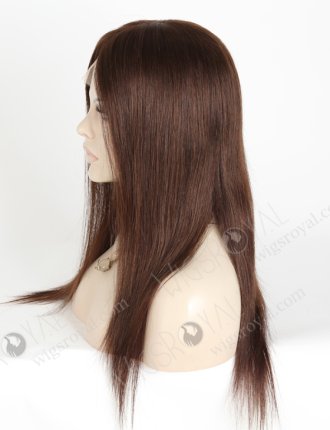 In Stock European Virgin Hair 16" Straight 2a# Color Lace Front Silk Top Glueless Wig GLL-08006