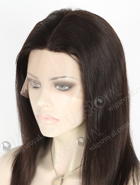 High Quality In Stock Malaysian Virgin Hair 14" Straight Natural Color Silk Top Full Lace Wig STW-321-3867