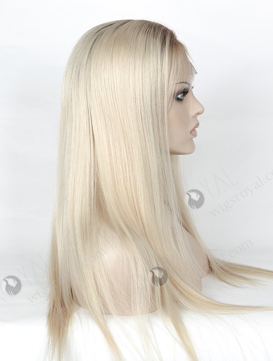 Silky Straight 20'' T9#/White Ombre Color Peruvian Virgin Hair Wigs WR-LW-112-4209