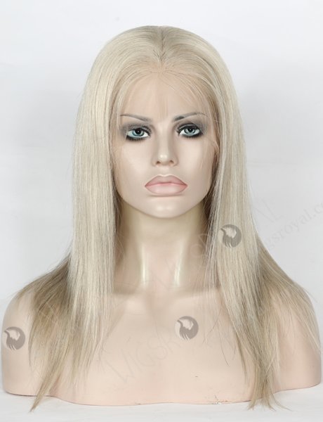 Hot Selling Silky Straight 14'' Grey/1B# Color Peruvian Virgin Hair Wigs WR-LW-111