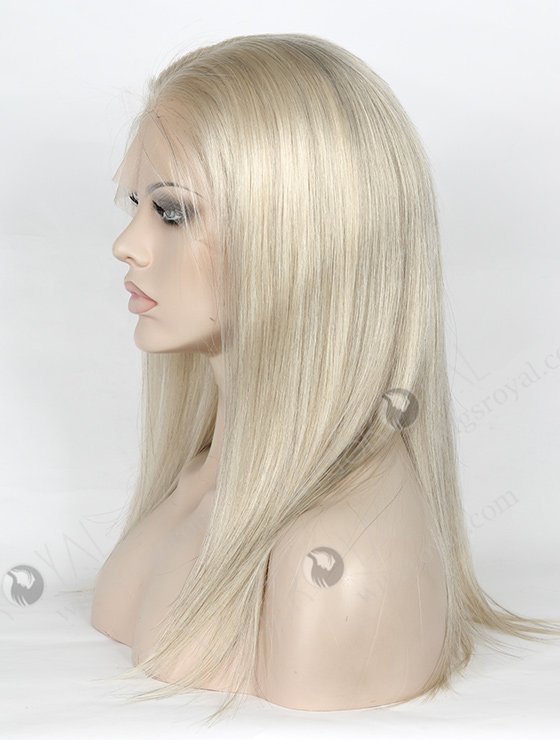 Hot Selling Silky Straight 14'' Grey/1B# Color Peruvian Virgin Hair Wigs WR-LW-111-4199