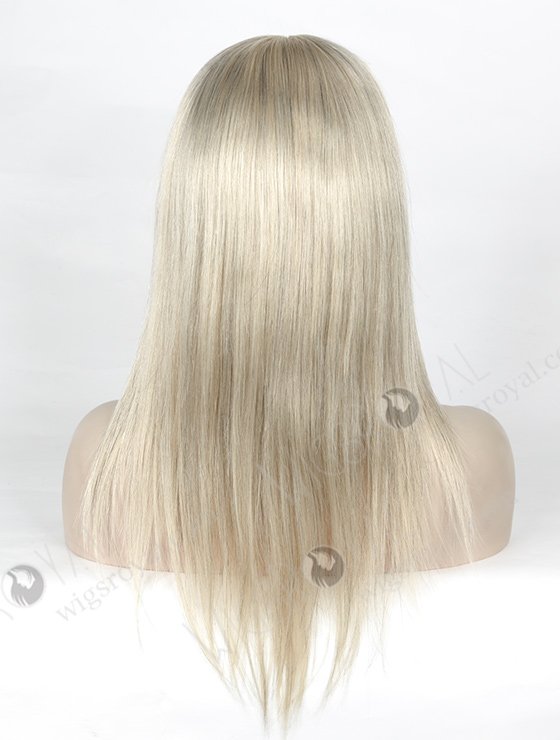 Hot Selling Silky Straight 14'' Grey/1B# Color Peruvian Virgin Hair Wigs WR-LW-111-4202