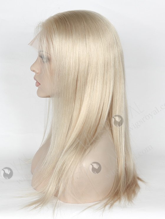 Hot Selling Silky Straight 16'' White Color Peruvian Virgin Hair Wigs WR-LW-110-4191