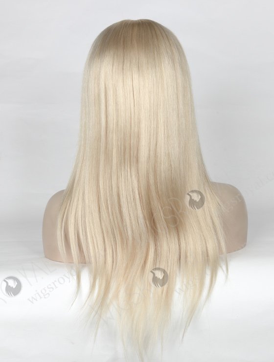 Hot Selling Silky Straight 16'' White Color Peruvian Virgin Hair Wigs WR-LW-110-4193