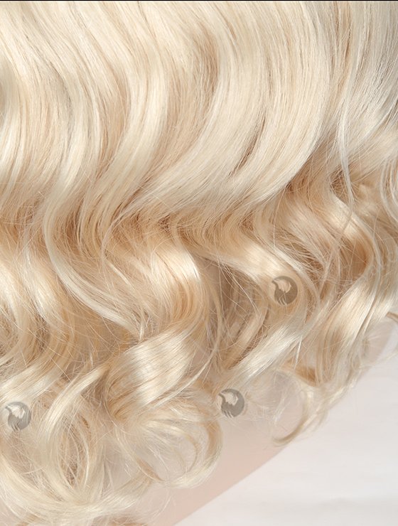 Hot Selling White Color 18'' European Virgin Hair Wigs WR-LW-114-4225