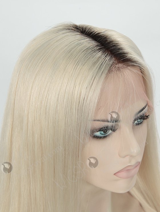 Silky Straight Long T Natural/White Color European Virgin Hair Wigs WR-LW-104-4141
