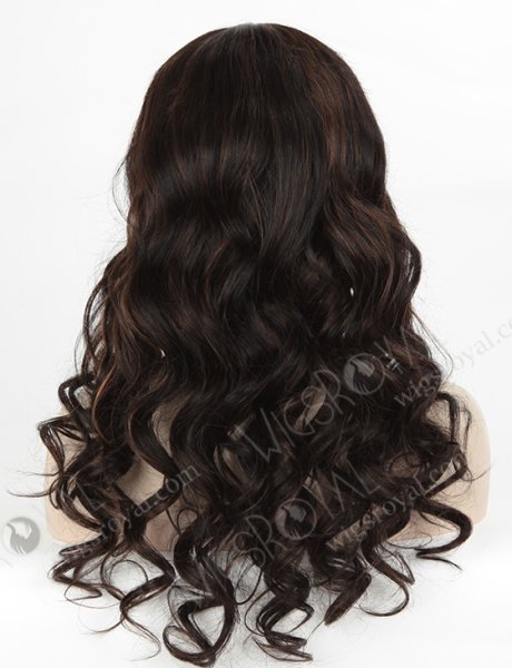 Silky Straight 22'' Long 1b# Highlight 4# And 6# Color European Virgin Hair Wigs WR-LW-107