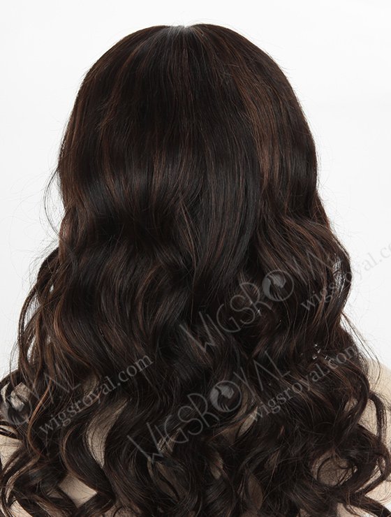 Silky Straight 22'' Long 1b# Highlight 4# And 6# Color European Virgin Hair Wigs WR-LW-107-4166