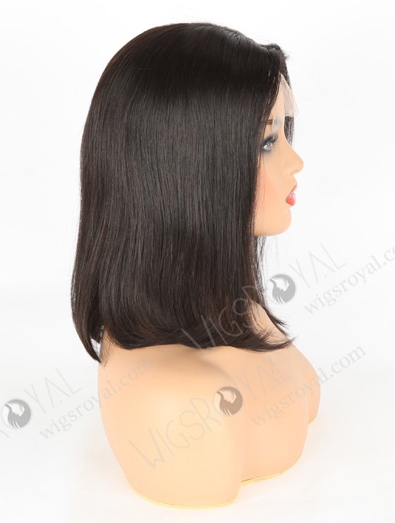 In Stock Indian Remy Hair 12" Bob Straight Natural Color 5"×5" HD Lace Closure Wig CW-01023-3718