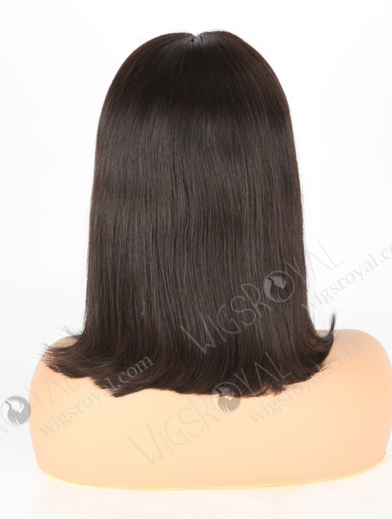 In Stock Indian Remy Hair 12" Bob Straight Natural Color 5"×5" HD Lace Closure Wig CW-01023-3717