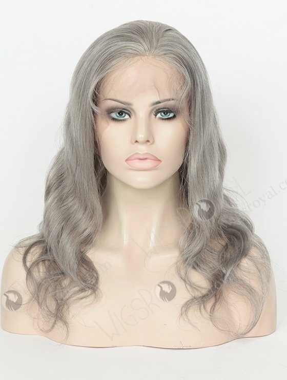 Brazilian Body Wave Grey Color Full Lace Wigs WR-LW-096-4051