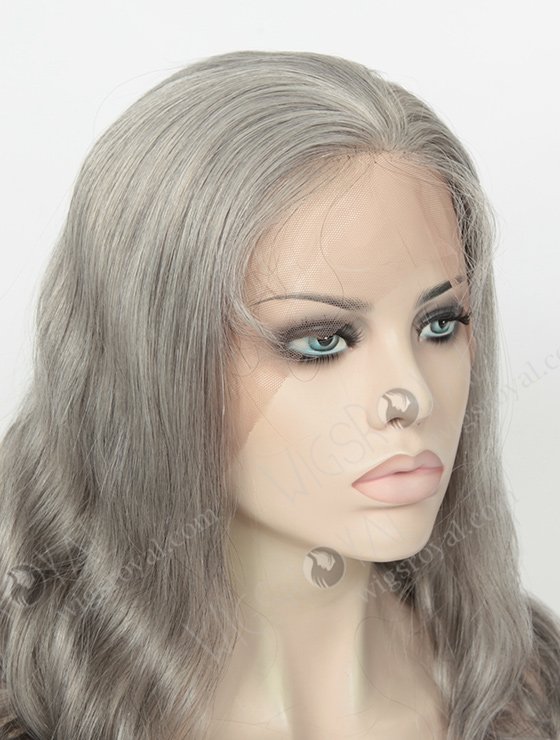 Brazilian Body Wave Grey Color Full Lace Wigs WR-LW-096-4054